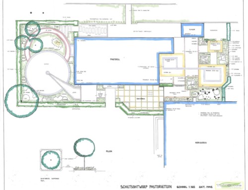 Kerkplein en pastorietuin IJmuiden