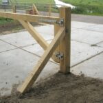 slagboom met verstelbare scharnieren