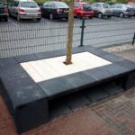 Boombank van U-blokken