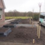 Uitzetten plantvakken